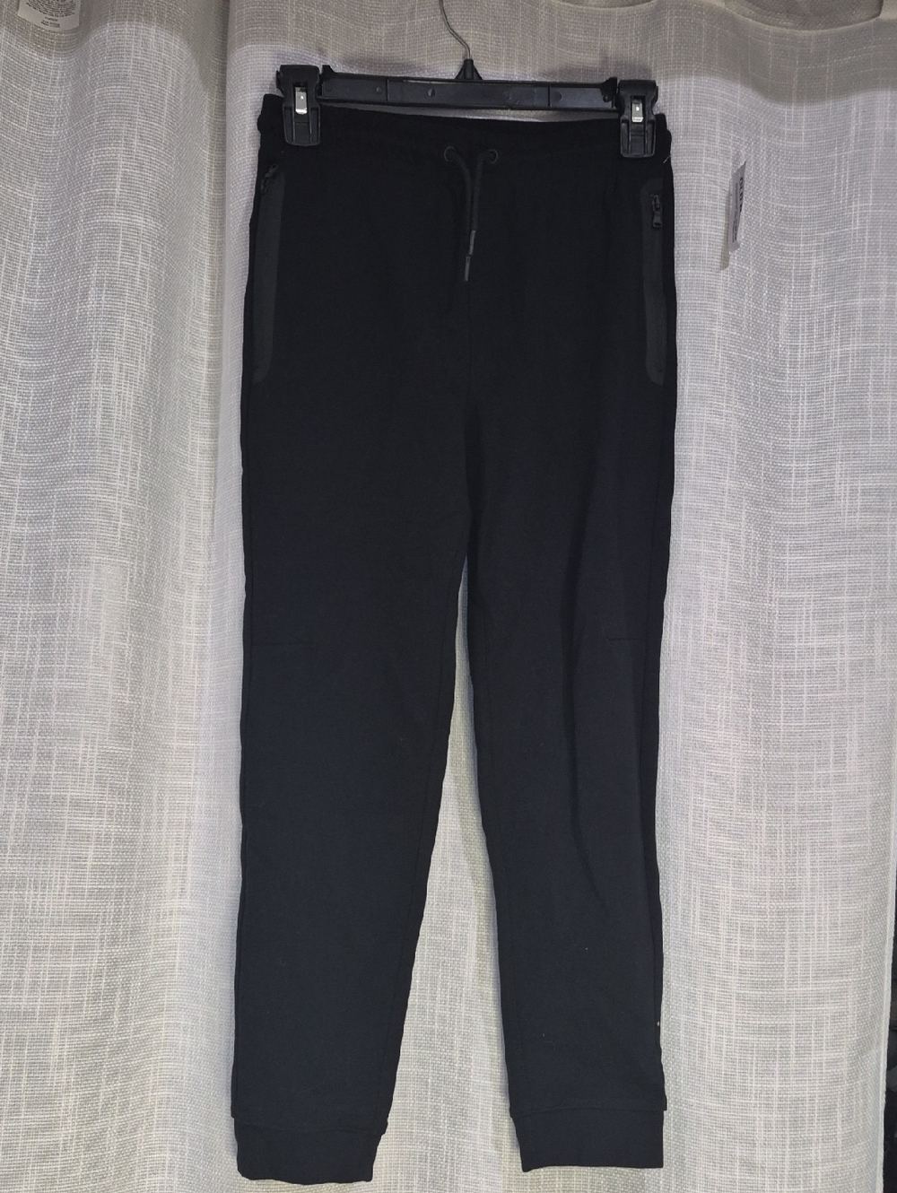 Old Navy Black Kid's Jogger Pants with Zippered Pockets